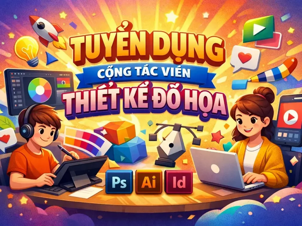 Tuyển dụng cộng tác viên thiết kế đồ họa